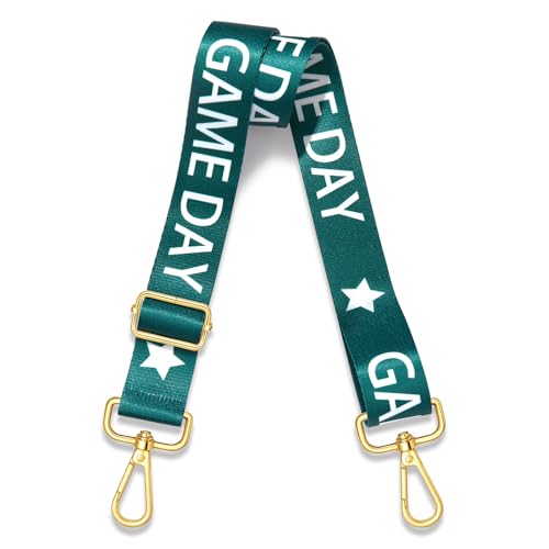 Image of Game Day Purse Strap Replacement Crossbody Wide Shoulder Strap Star Football Strap for Stadium Approved Clear Bag