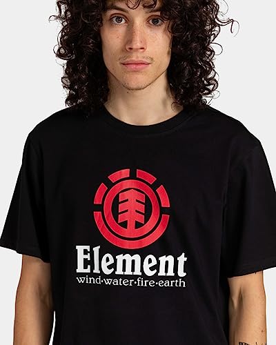 Element - Vertical Screen tee para Hombre - Faded Black - XL