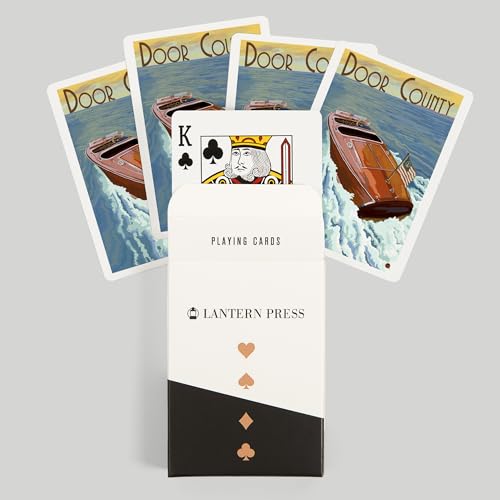 Baraja de poker Door County Wisconsin, 52 cartas miniatura 6