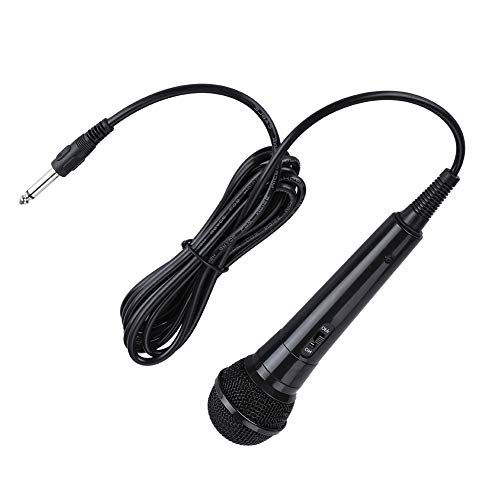 Microfone Yoidesu Cardioid Vocal com fio, Plug and Play, portátil, portátil e portátil, microfone di