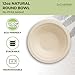 [50 Count] Harvest Pack PFAS Free 12oz Round Paper Bowls - Compostable Heavy-Duty Eco-Friendly Disposable Bagasse Bowls Sugarcane Natural Plant fibers for Meal Prep Takeout Dinnerware 3