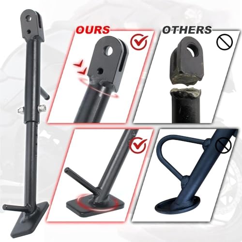 Support béquille latérale réglable moto pour éviter sol meuble 300