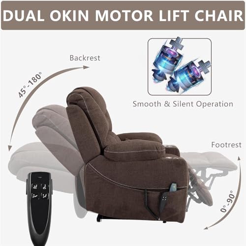 Sillón reclinable grande con masaje y calefacción miniatura 4