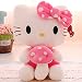 Muñeca de Peluche de Hello Kitty, Rosa KT Muñeca de Trapo de Hello Kitty, decoración de Regalo de cumpleaños para niña, Seta Rosada 45 CM