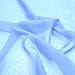Produktbild TOLKO Chiffon Stoff als zarter Modestoff | Dekostoff zum Nähen und Dekorieren | Halb transparent, knitterarm | Meterware (Hell-Blau)