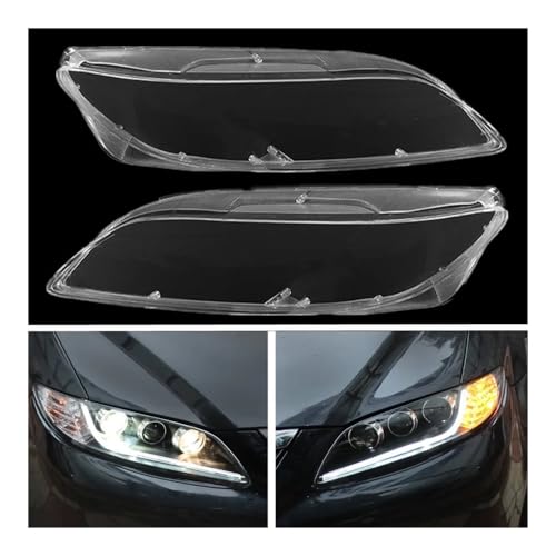 Coque transparente de remplacement de lentille de phare pour Mazda 6