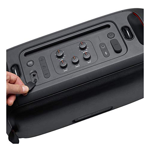 JBL Partybox On-The-Go - Um Alto-Falante Portátil De Festa De Karaokê Com Microfone Sem Fio, Saída D