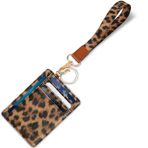 Slim RFID Front Pocket Wallet with Keychain for Women