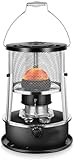 Calentador de queroseno de 6 litros para interiores y exteriores, estufa portátil de 360° de parafina, calentador de parafina para uso doméstico y exterior