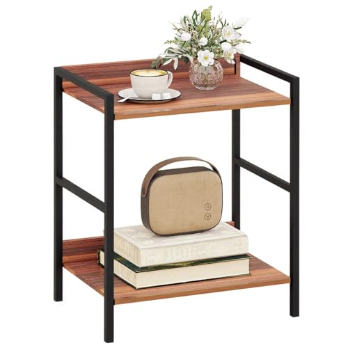 2段ナイーブル ソファー用ナイーブル 木製 ナイトテーブル