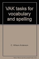 VAK tasks for vocabulary and spelling 0838817505 Book Cover