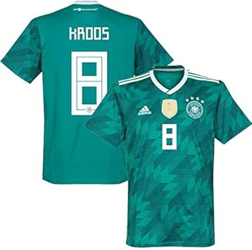 Amazon Adidas アディダス ドイツ代表 18 アウェイ 半袖 ユニフォーム No 8 クロース Br3144 8k 2xo Adidas アディダス ユニフォーム