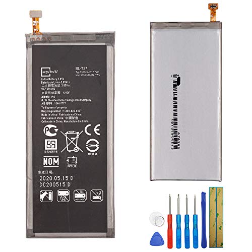 E-YIIVIIL New Replacement Battery BL-T37 Compatible with LG V40 ThinQ Stylo 4 Q710 Q710MS Q710CS Q8 2018 EAC63958201 with Tools