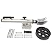 Fulton 141133 XLT Marine Trailer Jack, 1,500 lbs. Lift Capacity, Sidewind, Bolt-On Side Mount, 12 Inch Travel, Sharkskin Finish