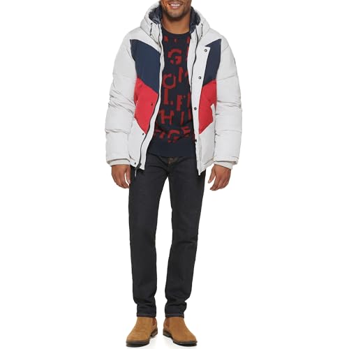 Image of Tommy Hilfiger Men's Tommy Hilfiger Men's Quilted Stand Collar Vest