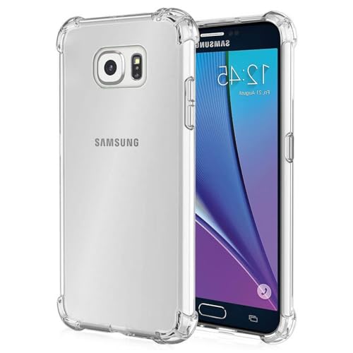 Wanyuexes Case for Galaxy Note 5 Case, for Samsung Note 5 SM-N9200 Case, Soft Clear TPU Phone Cases, Slim Silicone Protective Shockproof Transparent Cover for Samsung Galaxy Note5 Crystal Clear