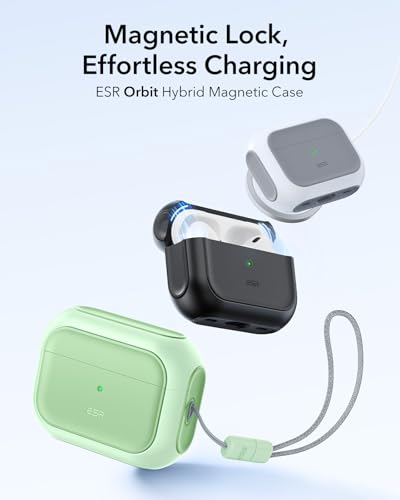 Image of ESR for AirPods Pro 2 Case, Compatible with MagSafe, Light Green