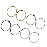 OATIPHO 16piezas Pendiente Nasal Anillo De Joyería Perforación Acero Quirúrgico Cómodo