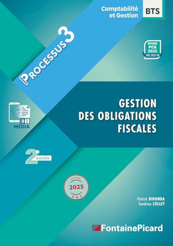 livre Gestion des obligations fiscales BTS CG 2e année: Processus 3