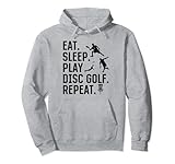 Photo Gallery mangiare, dormire. giocare a disc golf. ripeti - disc golf felpa con cappuccio Photo Gallery mangiare, dormire. giocare a disc golf. ripeti - disc golf felpa con cappuccio
