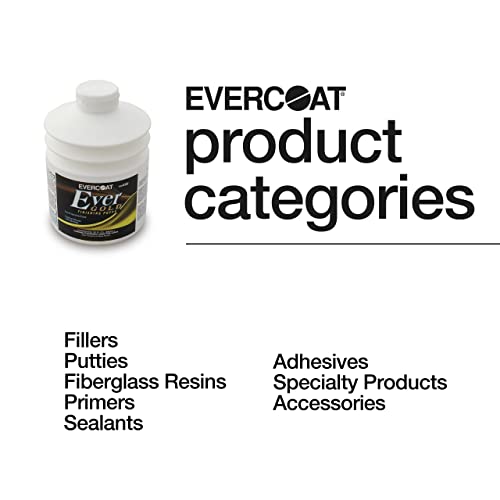 Evercoat EverGold Finishing Putty for Fiberglass, Aluminum, Steel, Sanded Body Filler & More - 30 Fl Oz