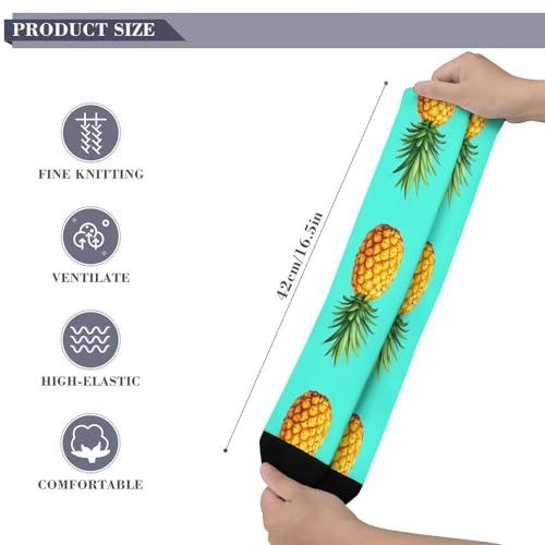 Sport Baseball Compression Socks Travel Knee High Stockings Dress Decor Socks4