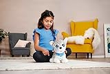 Simba 105890050 - Chichi Love Happy Husky (30 cm) - interaktiver Spielzeug-Hund für Kinder ab 3 Jahre, süßes Kuscheltier mit Deutscher Sprachsteuerung (12 Funktionen) & Sound inkl. Batterien