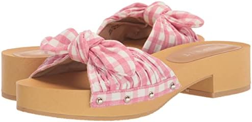 Esprit Women's Capri Slide Sandal, Pink Gingham, 9.5 | Image 6