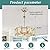 ZGLAOJT Modern Chandelier Gold Geometric Pendant Lighting Fixture 5-Light Metal Farmhouse Chandelier for Dining Room Living Room entryway Kitchen Bedroom Island