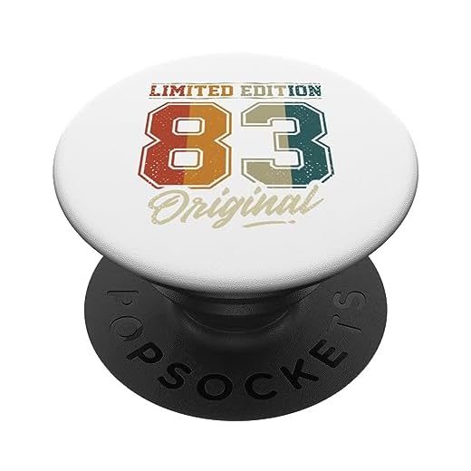 40 cumpleaños hombre mujer 40 años 1983 decoración divertido regalo PopSockets PopGrip Intercambiable