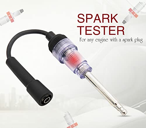 Inline Spark Plug Tester, Plug Engine Ignition Tester For Automotive, Car, Lawnmower, Small Motor Vehicles Engines - Coil/Armature Diagnostic Detector Tool Spark Plug Tester (4 Pcs) #TOP1