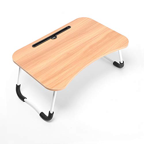 Cosmic Element Foldable Laptop Table, Portable Laptop Bed Tray Table Folding Dormitory Table Notebook Stand Reading Holder Breakfast Serving Bed Tray with Tablet Slots for Bed/Couch- Wood Cosmic Element Foldable Laptop Table, Portable Laptop Bed Tray Table Folding Dormitory Table Notebook Stand Reading Holder Breakfast Serving Bed Tray with Tablet Slots for Bed/Couch- Wood