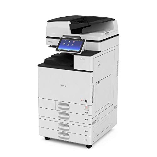 Refurbished Ricoh Aficio Mp C6004 Tabloid/Ledger-Size Color Laser Multifunction Copier - 60Ppm, Copy, Print, Scan, Network, Auto Duplex, 4 Trays (Renewed) #TOP1