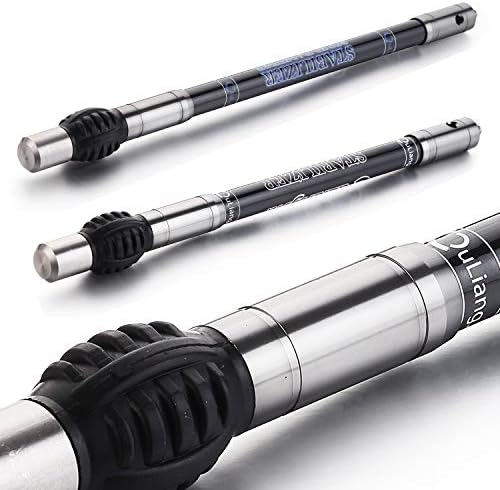 AMEYXGS Balance Bar Stabilizer Set 5/12/30 inch Carbon Fiber Bow Stabilizer and V bar Extension Pole Rod Bow Stabilizer Weight Silencer Damping for Recurve Bow and Compound Bow (Gray)