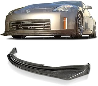 N1 Style Front Bumper Lip, Poly-Urethane, Flexiable, Unfinished (Hand Prep And Painting Required), Compatible With Nissan 350z 2006-2009
