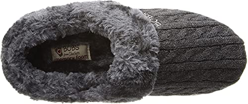 Skechers Skechers BOBS Women's Keepsakes Delight Slipper, Charcoal, 6.5 M US