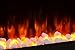 Endeavour Fires Egton Wall Mounted Electric Fire, White Curved Glass, 1&2kW, 7...