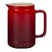 Le Creuset PG1095-2067 Stoneware Sauce Jar, 20 oz, Cerise (Cherry Red)