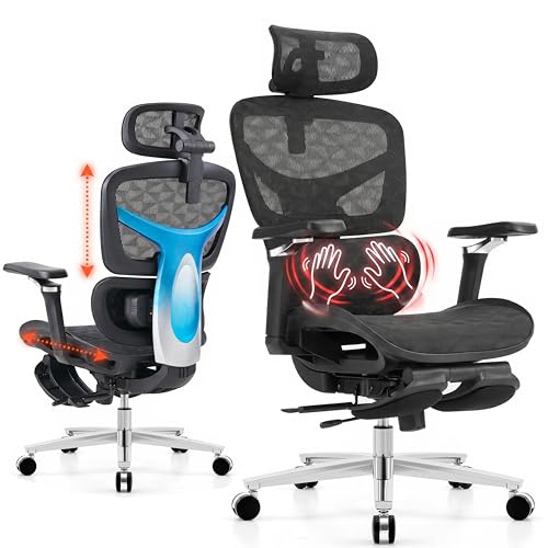 COTYFLY Ergonomic 3D Massage Lumbar Chair