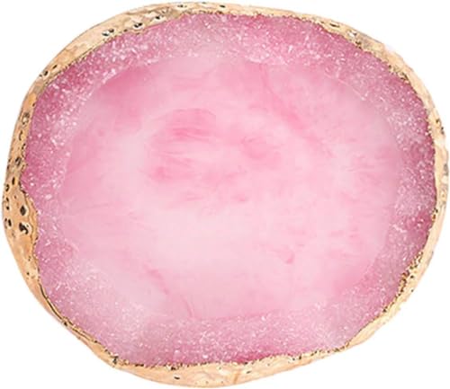 Palette de vernis à ongles en résine pour nail art - Plateau de présentation de couleurs - Support pour manucure - Rose