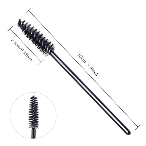 Disposable Eyelash Brushes Mascara Brush Wands Applicator Cosmetic Makeup Brush Tool Kits (200 pcs) - Image 3