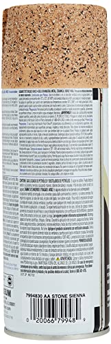 Rust-Oleum 7994830 Stone Creations Spray, 12 oz, Sienna Stone