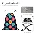 ZGHQHCDRH Fashion Floral Printing Drawstring Backpack Waterproof Sport Gym Sackpack Cinch Sack Bag for Men Women String Bag
