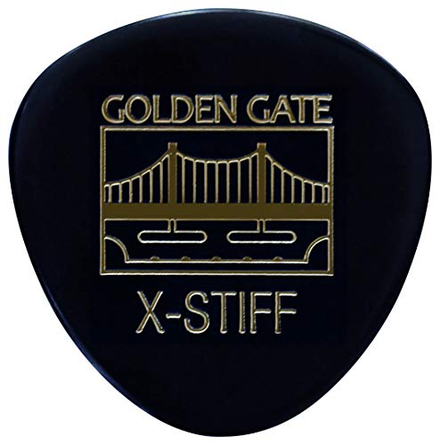 Médiators de guitare Golden Gate 1,5 mm pour éviter la casse et le glissement