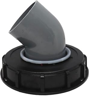 Ton Barrel Plastic Cover IBC Tank Lid Cover 163mm 45 Degree Rainwater IBC Tank Lid Filter Cap Accessories Black.