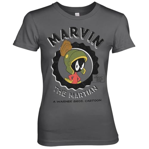 T-shirt Marvin the Martian Looney Tunes femme haut manches courtes col rond