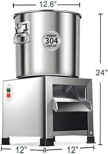 1800W Electric Vegetable Chopper, 4 Blades, 3500 RPM Fast Slicer, Stainless Steel Vegetable Dicer for Home Cooking & Farm Use, Efficient Food Prep Tool