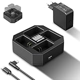 【Usinage CNC de précision et dissipation thermique efficace】Chaque emplacement du chargeur de batterie NPF est conçu avec précision pour assurer un ajustement parfait à la batterie chargée, garantissant une charge stable et efficace. La base du chargeur NP-FZ100 est dotée de nombreux orifices de ventilation qui évacuent efficacement la chaleur générée lors d'une charge prolongée. Cette conception prolonge la durée de vie du chargeur et améliore la sécurité d'utilisation.