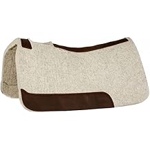 Nrs 5 The Barrel Racer 1 Inch Natural Felt Saddle Pad Natural 30X28