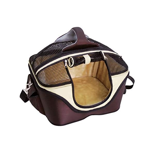 Trasportino Per Cani E Gatti Croci Jolie 2 In 1 - Trolley E Borsa, 44x33x28cm, Per Animali Piccoli - Foto 10